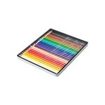 Amazon Basics Coloured Pencils in Tin Box, Pack of 24 - Assorted Colours