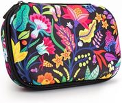 ZIPIT Flowers Pencil Box for Girls | Pencil Case for School | Organizer Pencil Bag | Large Capacity Pencil Pouch