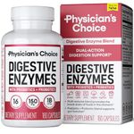 CHOICE Digestive Enzymes - Multi Enzymes, Organic Prebiotics & Probiotics for Digestive H