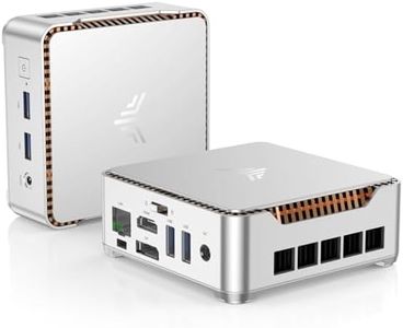 NiPoGi E2 Mini PC W-11 Pro,Ιntel Alder Lake-N97 (fino a 3,6 GHz), 16GB DDR4 1TB M.2 SSD Mini Desktop Computer 4K@60Hz Dual Display, HDMI 2.0, DP, Dual WiFi, Supporto VESA per scuola, ufficio