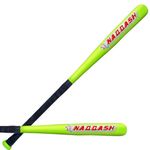 34 Inch Self Defense Baseball Bat Green Barrel & Black Grip Beech Wood/Poplar Wood/Solidwood for Youth & Adult 20 oz & Barrel 2.25 Inches/only for Self Defense & Home Defense by Naqqash Sports