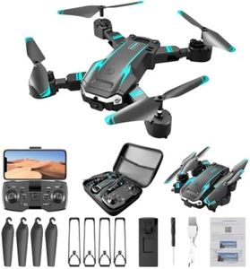 Drone with 4k Camera Foldable 1080P HD Drone with FPV Live Video, Smart Gestures Selfie, Altitude Hold, One Key Take Off/Landing, 3D Flips for Kids and Adults. C4