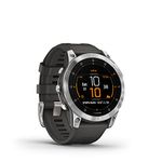 Garmin epix Gen 2 Premium Multisport GPS Smartwatch (47 mm), AMOLED Touch Screen, Advanced Health and Training Features, Adventure Watch with up to 16 days battery life, Slate Steel and Black