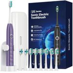 Ultrasonic Toothbrush for Adults - MISSCOZY Reachargeable Electric Toothbrush with 8 Brush Heads, Travling Case, 5 Modes & Smart Timer, Ultra Sonic Toothbrush