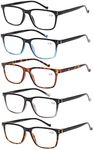 JOSCHOO 5 Pack Reading Glasses Men 