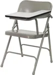 Flash Furniture Ralph Premium Steel Folding Chair with Left Handed Tablet Arm