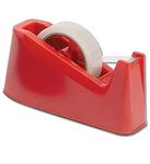 MADHAV Heavy Weight and Anti-Skid 1 inch Cello Tape Dispenser for Home, Office, School Use (Random Color)