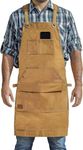 Hudson Durable Goods - Woodworking Edition - Waxed Canvas Apron - Brown