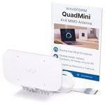 Waveform QuadMini: 4x4 MIMO Low-Profile Antenna Kit | External Antenna for 4G/5G Routers & Gateways | for EE, Three, O2, and Vodafone