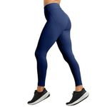 Boldfit Gym Wear for Women Nylon Stretchable Yoga Pants for Women Fitness Gym Leggings for Women & Gym Pants for Women Multipurpose Track Pants for Women Sports Tights for Women Activewear Navy S