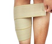 Sports Elastic Compression Bandage Wrapped Support Brace for Ankle Knee Elbow Calf Splint Wrist Muscles - Pain Relief Outdoor Gym Sports Fitness Yoga Leg Sleeves Shin Band Strap Protector Guard, 1 Pc