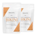 BALEEN Bikini Wax Powder Women | Wax Powder For Hair Removal With Ubtan & Sandalwood, Painless Hair Remover Herbal Wax Powder for Women, No Harmful Chemicals , No Irritation, No Skin Rashes - 120 gm - (Pack of 2)