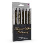 Offensive Office Stationery - Despicable Pens for Writing Work Sh*t Down