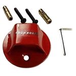 Viper A109 Rocksolid Atom Motorcycle Ground Wall Anchor Red Bike Scooter Theft Safety Gear, CM