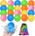 SOPPYCID 20Pcs Reusable Water Ballo