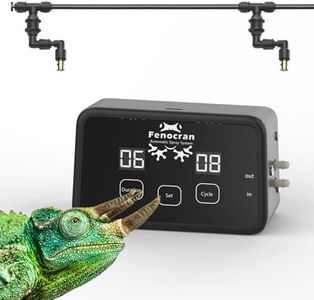 Fenocran Automatic Reptile Mister System, Reptile Humidifiers Smart Misting System, Chameleon Mister Automatic