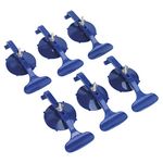 Sealey RE006 Suction Cup Clamp Set Trim Dents Panels Puller Glass Adjustable 6Pc