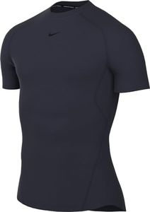 Nike Men's M Np Df Tight Top SS Sweatshirt Obsidian/Black