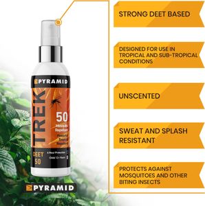Pyramid Trek 50 DEET Insect Repellent Spray, 100ml