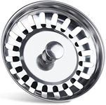 OWill Kitchen Sink Strainer Plug Stainless Steel Thicken for Kitchen Sink, Diameter 78mm