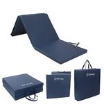 Sure Shot Fitness Tri Fold Fitness Mat, Navy, 30mm