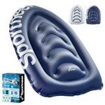 Swimming Kickboard Water Aerobics Equipment: Sportneer Inflatable Kickboard Adult Swim Training Portable Buoy Training Aid Float for Swimming and Pool Exercise One Size Fits Children and Adults Blue