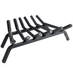 INNFINEST Fireplace Log Grate 27 inch 6 Bar Fire Grates Heavy Duty 3/4” Wide Solid Steel Indoor Chimney Hearth Outdoor Fire Place Kindling Tool Pit Wrought Iron Wood Stove Firewood Burning Rack Holder