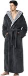 Hellomamma Mens Long Robes with Hoo