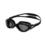 Speedo Unisex-Adult Swim Goggle Biofuse 2.0, Black/White/Smoke