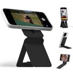 MOFT Tripod for iPhone 16/15/14/13/12 Series, Snap Invisible Phone Tripod Stand with 3 Modes for Self-vlogging, Browsing, Macro Photography, Video Call, Portable Lightweight Phone Stand, Jet Black