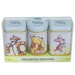 New English Teas Winnie the Pooh & Friends 3x Mini Tea Tins with English Loose Leaf Tea