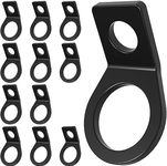 12 Pack Tie Down Strap Rings Tie-Down Anchors Hooks for Mounting in The Garage,Metal Tie Down Anchors Rings for Tiedown Attachment Points for Truck,Trailer,Camper