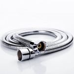 SR SUN RISE Flexible 304 Stainless Steel Replacement Shower Hose with Brass Fittings. RV Shower Hose. Explosion-Proof. 1.8 Meters/71 Inches. Polished Chrome