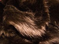 Plain Fun Faux Fur Fabric Material - DK Brown Malt