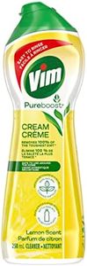 Vim PureBoost™ Multi-purpose Cream Cleaner tough on dirt Lemon Scent surface cleaner with 100% naturally derived cleaning particles 250 ml