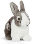 Living Nature Soft Toy - Plush Pet Animal, Rabbit (18cm) - Realistic Soft Toys with Educational Fact Tags