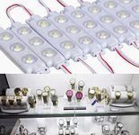 Speller Store Showcase LED Lights 60 Leds 12V 40LM/chip Waterproof White Light with Project Lens for Decorative Fixtures