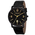 Akribos XXIV Men's AK780BK Analog Display Swiss Quartz Black Watch