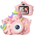 Kids Camera for 3-8 Years Old Toddlers Childrens Boys Girls Selfie Camera 20.0 MP HD 1080P IPS Screen Dual Digital Toy Camera with 32GB SD Card for Kids Christmas Birthday Gifts