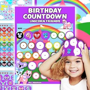 Mini Milestones Potty Training Chart - Teeth Brushing - Sticker Behavior Reward Chart for Toddlers by LIL ADVENTS - Activity Board, Motivation Stickers, Badges, Kids Crown - Set of 2 - Unicorn Friends