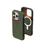 URBAN ARMOR GEAR UAG Designed for iPhone 16 Pro Case 6.3" Civilian - Compatible with MagSafe Charging Rugged Slim Sleek Shockproof Anti-Slip Military Grade Protective Cover, Olive Drab