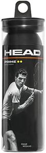 HEAD Prime Squash Balls - Double Yellow Dot 3-Ball Tube