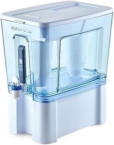 Culligan ZeroWater 52-Cup Ready-Read 5-Stage Water Filter Dispenser with 5-Stage 0 TDS Water Filter – IAPMO Certified to Reduce Lead, Chromium, and PFOA/PFOS