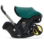 Doona Baby Car Seat & Travel Stroller Racing Green - Convertible 0+ Car Seat and Pram with 5 Point Safety Harness - Ergonomic Pushchair and Travel System - Iso fix Base Sold Separately*