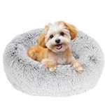 JOLLYVOGUE Calming Donut Dog Bed, A