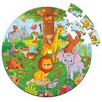 Webby Jungle Jigsaw Puzzle for 5 and Above, 60 Piece, Multicolour