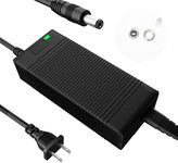 EVAPLUS 54.6V 2A Electric Bike Power Adapter, Electric Scooter Charger for 48V Lithium Battery, 5.5mm DC Connector for 2.5mm/2.1mm