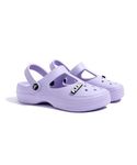 FLEXXO Women's Bella Clogs & Mules (Lilac, 8)