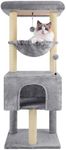 ROYPET Newest Design 43.3" Cat Tree with Hammock,Grey