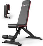 PASYOU Adjustable Weight Bench Press Foldable Workout Bench 700 Pounds Load Flat Incline/Decline Strength Training Benches, Sit Up Exercise Bench for Home and Gym,PA400